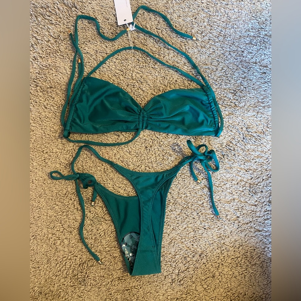 NOOSA STRING BIKINI TOP - both small new with tags.